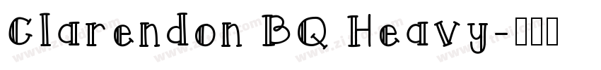 Clarendon BQ Heavy字体转换